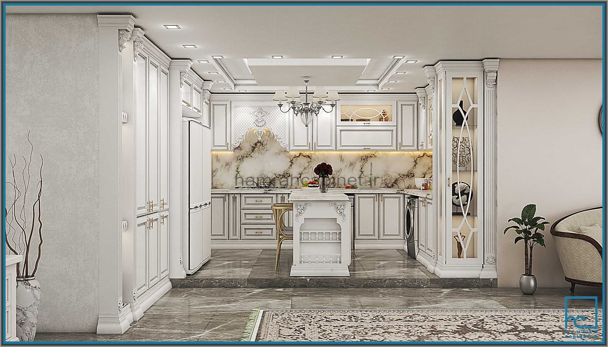 کابینت کلاسیک رنگخور 75